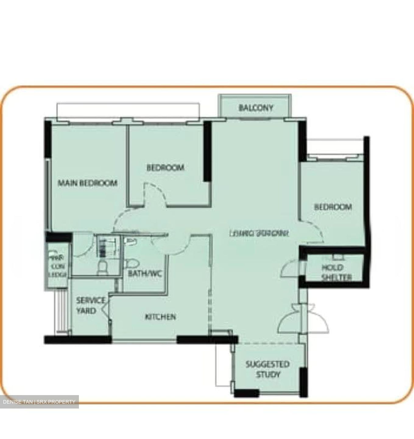 Blk 420C Waterfront II @ Northshore (Punggol), HDB 5 Rooms #574785921